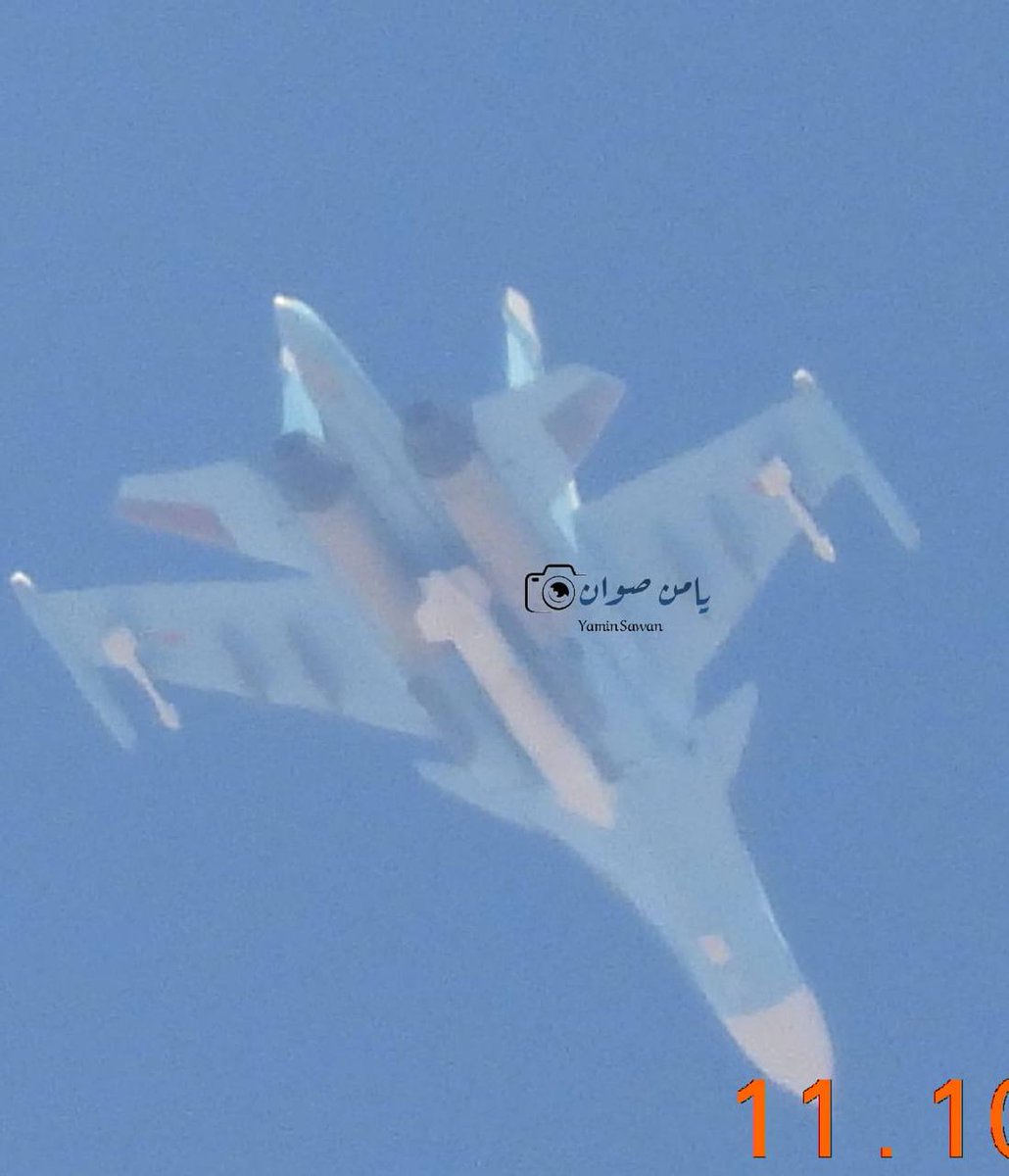 Su-34 russo avistado sobre a Grande Idlib hoje