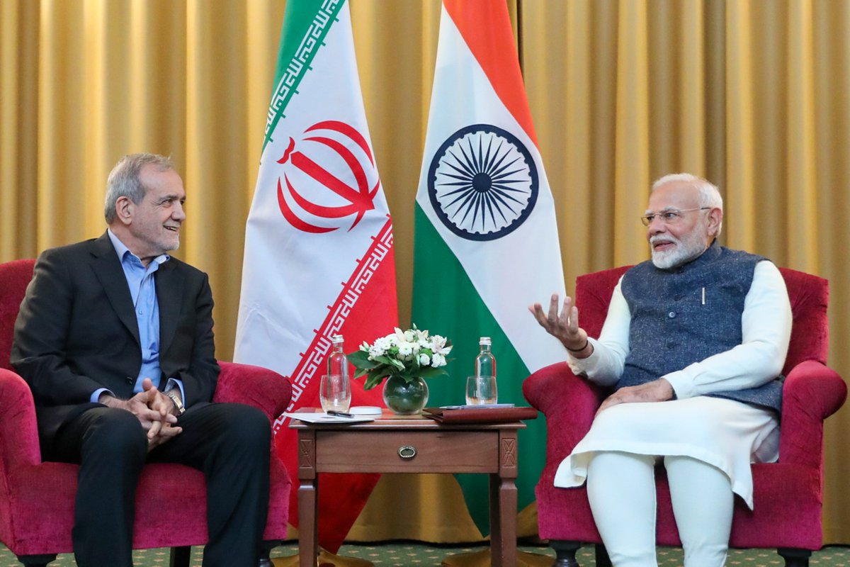 Iran's President, Masoud Pezeshkian, and Prime Minster of India, Narendra Modi, met in Kazan to discuss the situation in the Middle East as well as bilateral matters. This marks their first meeting ever between the two leaders