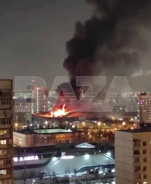 Moscow: The building of the Lebedev Institute of Precision Mechanics and Computer Engineering on Varshavskoe Shosse caught fire 