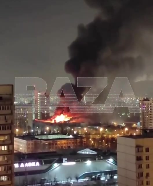 Moscow: The building of the Lebedev Institute of Precision Mechanics and Computer Engineering on Varshavskoe Shosse caught fire 