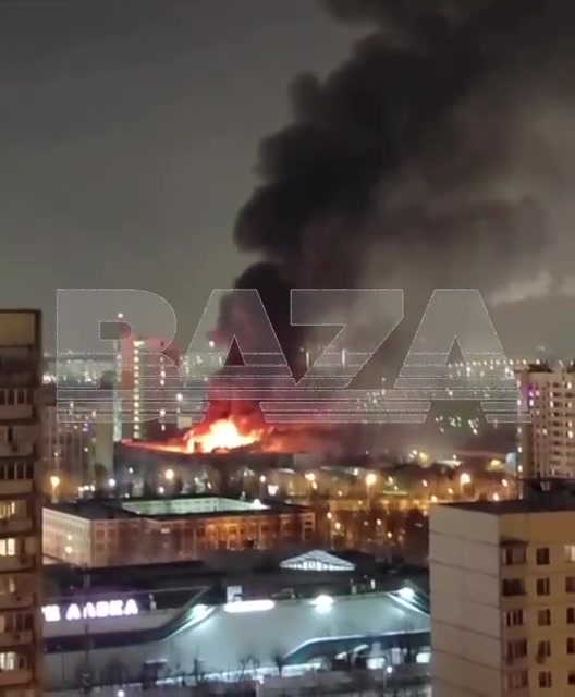 Moscow: The building of the Lebedev Institute of Precision Mechanics and Computer Engineering on Varshavskoe Shosse caught fire 