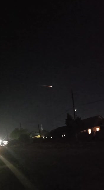 In de lucht boven Kazachstan, Kirgizië en Zuid-Rusland waren gevallen brokstukken te zien