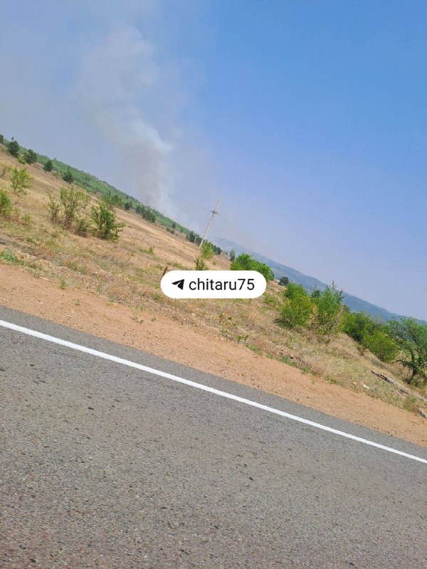 Poblíž Bolšaje Tury v Zabajkalském kraji byl hlášen požár a výbuch.