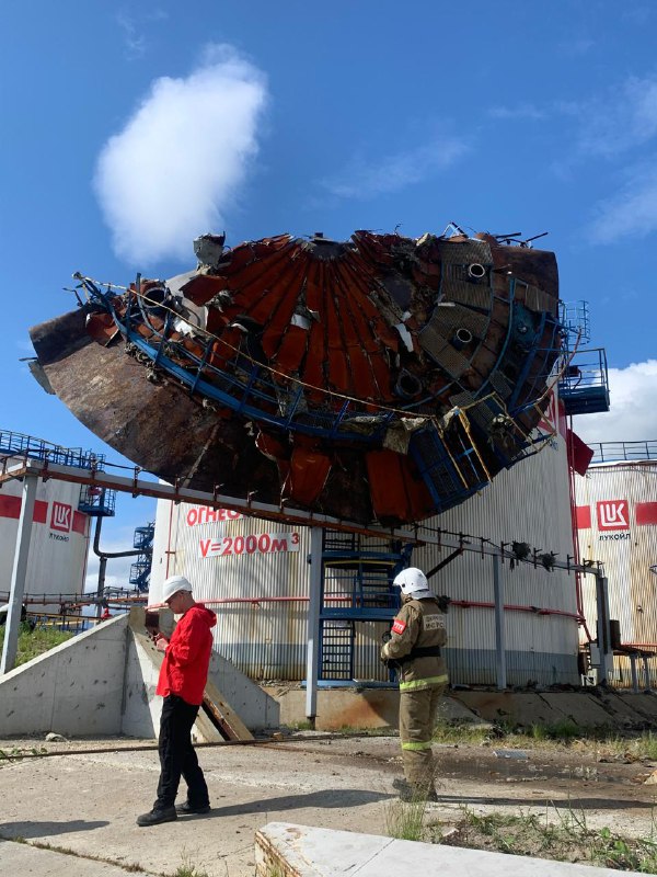 Oil reservoir exploded it Usinsk district of Komi republic at Lukoil Perm enterprise