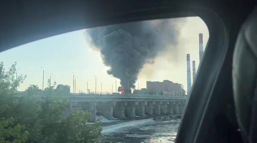 La central tèrmica número 1 està en flames a Penza, la ciutat té talls d'electricitat i aigua calenta
