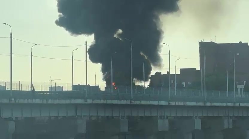 La central tèrmica número 1 està en flames a Penza, la ciutat té talls d'electricitat i aigua calenta