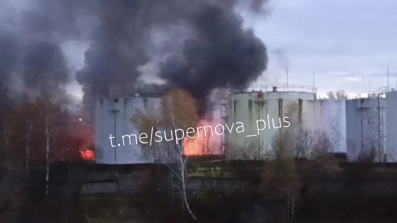 Fire reported at oil depot in Serpukhov, Moscow region