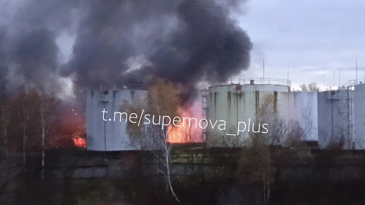 Fire reported at oil depot in Serpukhov, Moscow region
