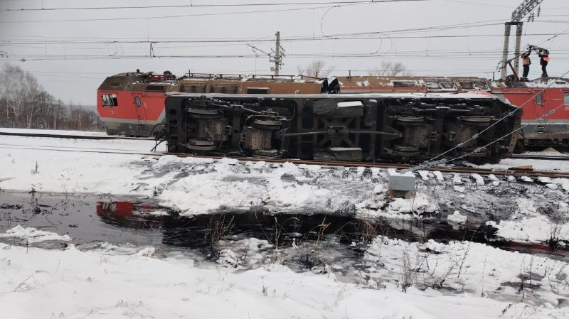 Train derailed in Penza