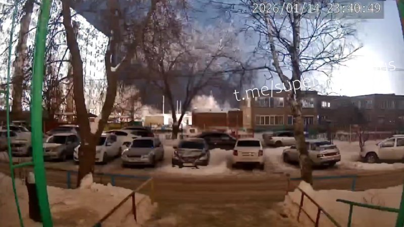 Power blackout after an explosion at the substation in Orsk