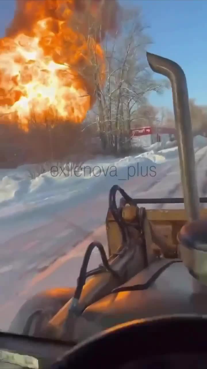 Train with fuel caught fire and exploded in Michurinsk of Tambov region of Russia