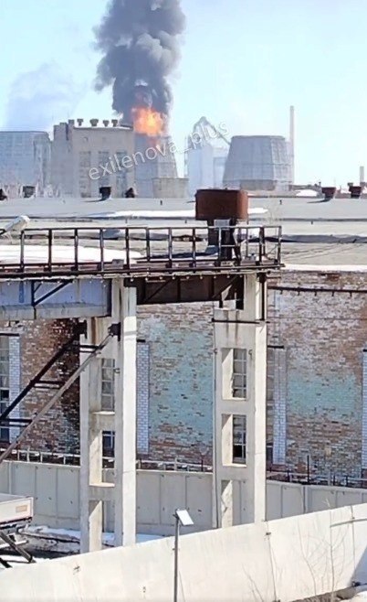 Fire reported at the chemical plant in Sterlitamak