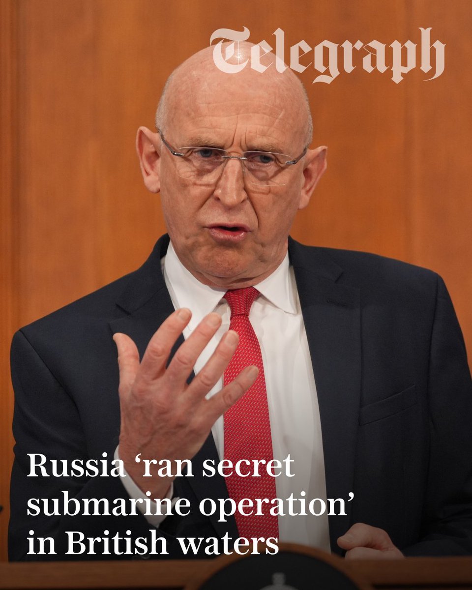 Russia ran a secret submarine operation in British waters that threatened vital energy and data cables, John Healey has revealednn