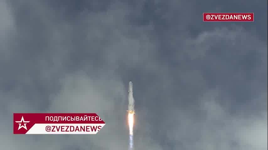After launching from the Plesetsk Cosmodrome, the Angara-1.2 rocket launched military satellites into target orbits for the Russian Ministry of Defense.