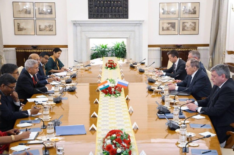 Russian Foreign Ministry Lavrov holds talks with Indian Foreign Minister Subrahmanyam Jaishankar