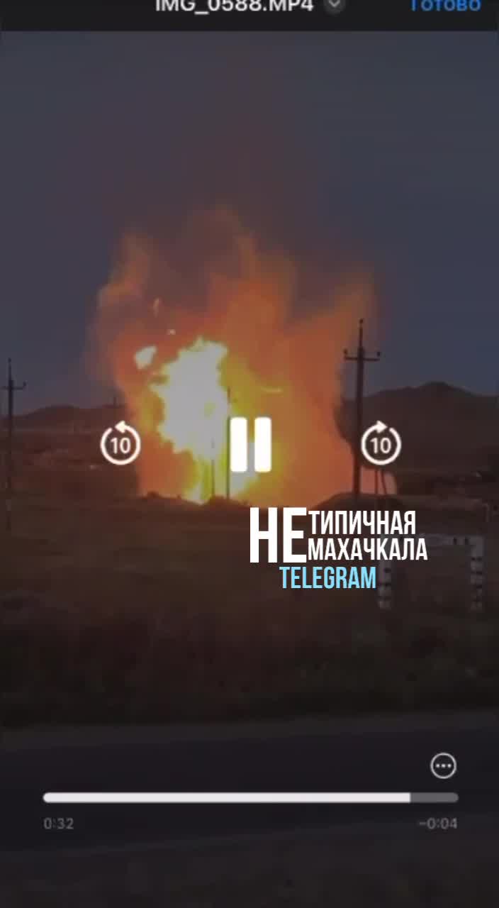 Explosion near Kyzylyurt happened at the main pipeline. Likely due leak
