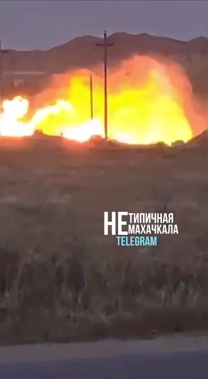 Explosion near Kyzylyurt happened at the main pipeline. Likely due leak
