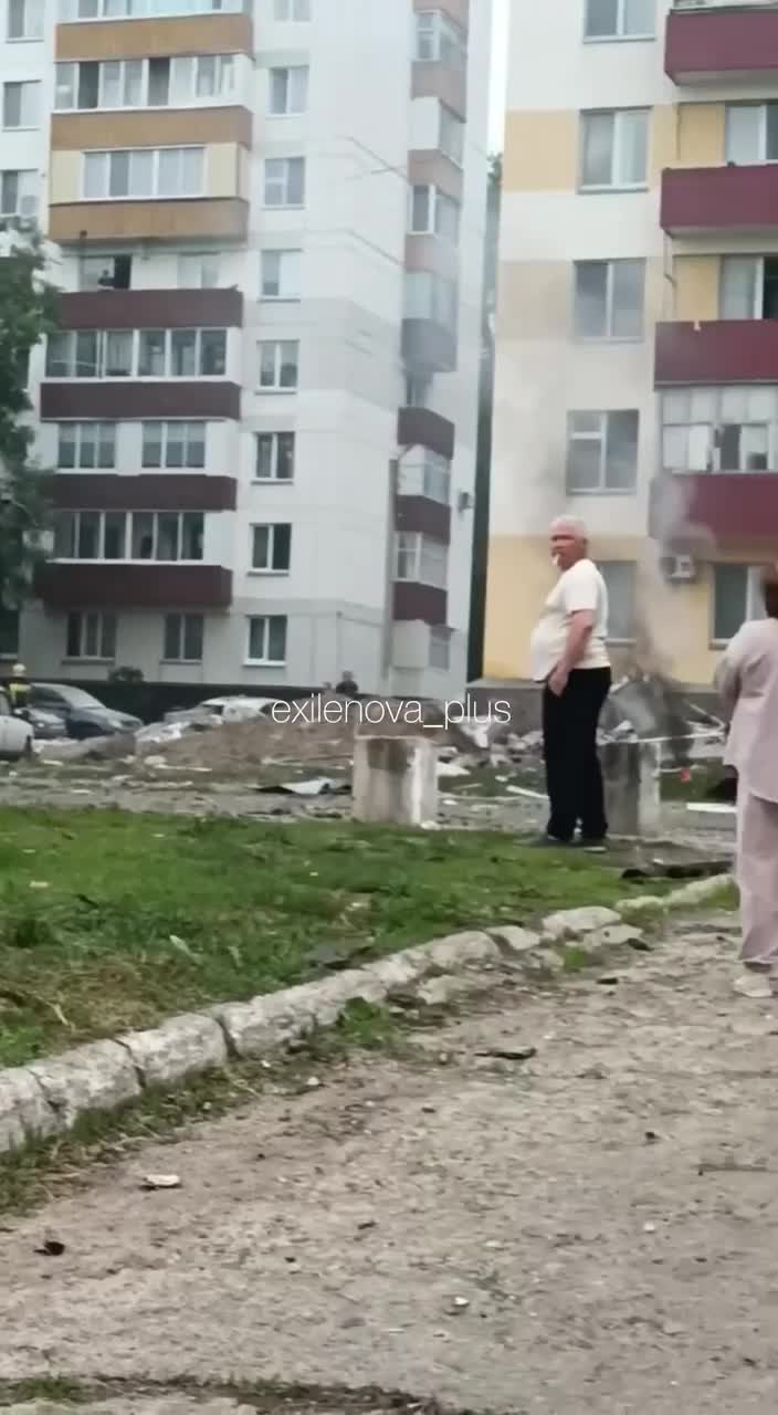 Una casa va ser danyada a Nizhnekamsk