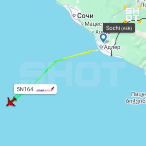 Smartavia Boeing 737-800 5N164 Sochi-Arkhangelsk with 189 people aboard declared emergency near Sochi