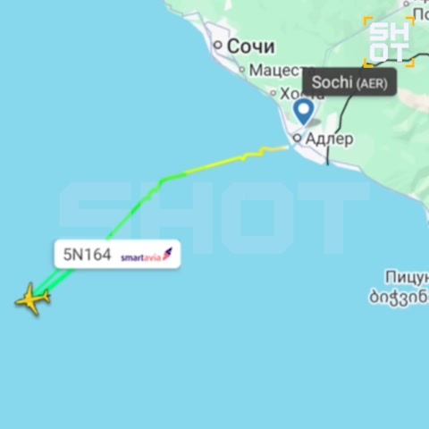 Smartavia Boeing 737-800 5N164 Sochi-Arkhangelsk with 189 people aboard declared emergency near Sochi