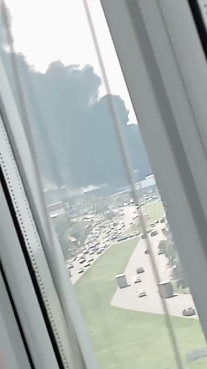 Fire at the automobile plant in Stavropol