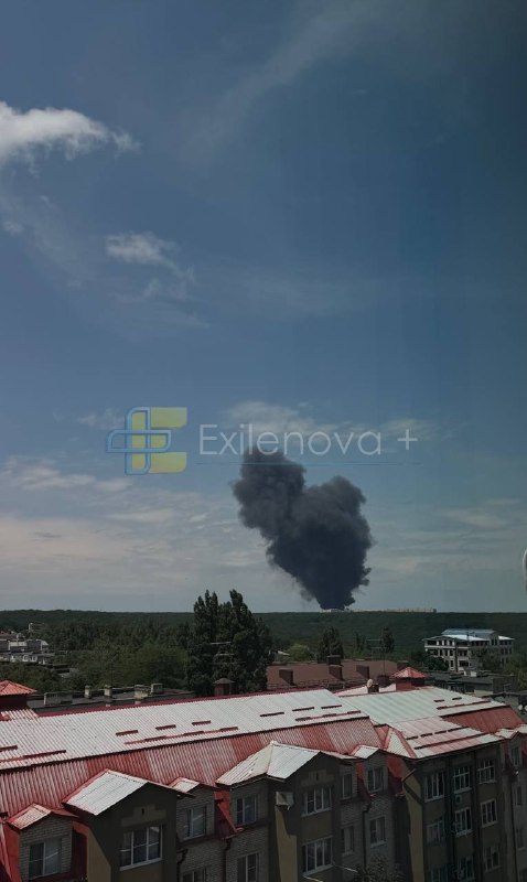 Fire at the automobile plant in Stavropol