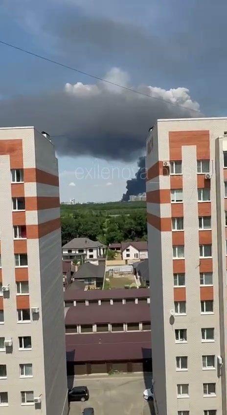 Fire at the automobile plant in Stavropol