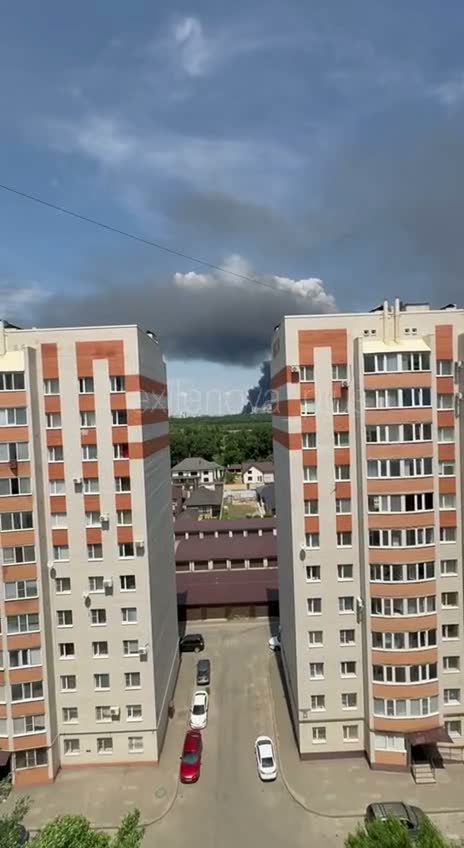 Fire at the automobile plant in Stavropol