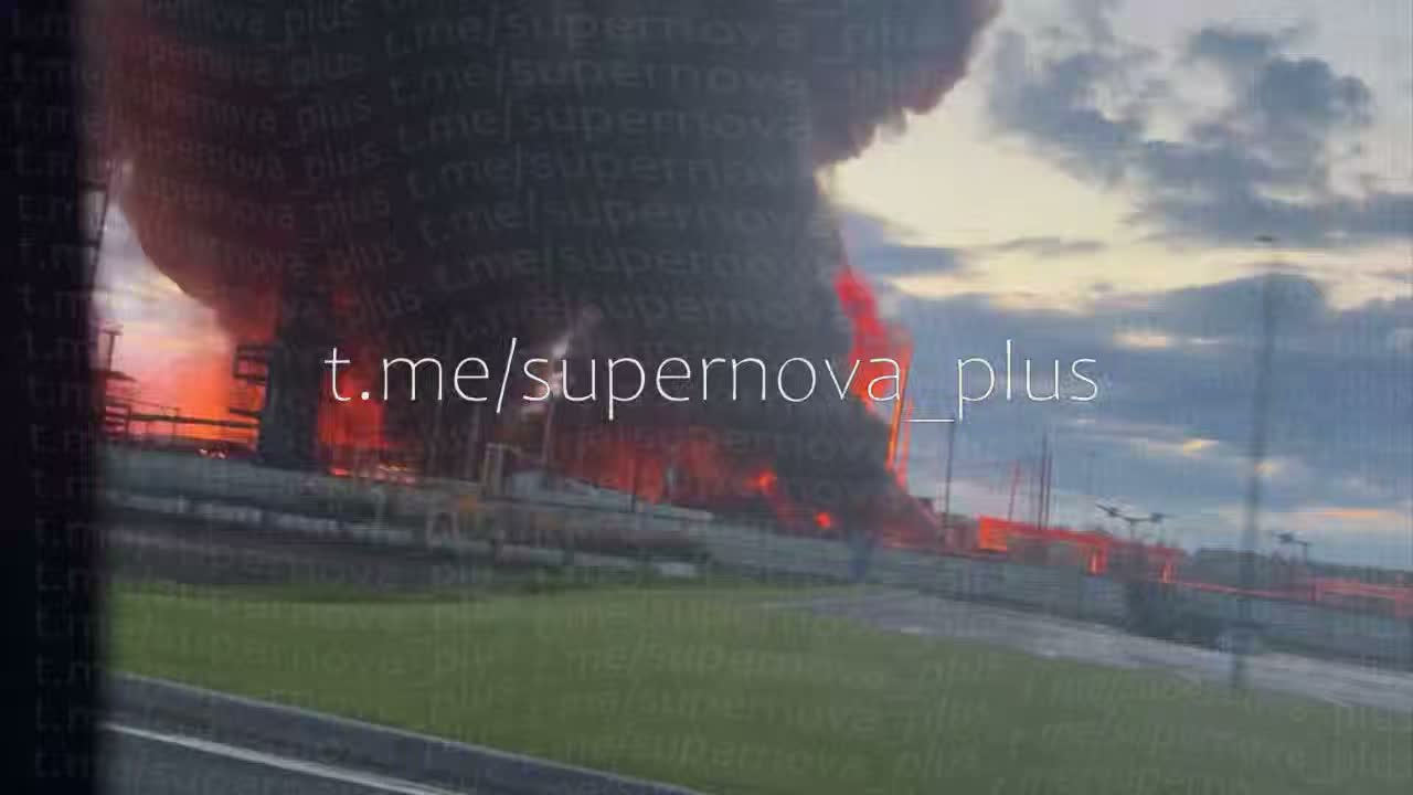 Un dipòsit de petroli va ser atacat prop de Novospasskoye, a la regió d'Uliànovsk