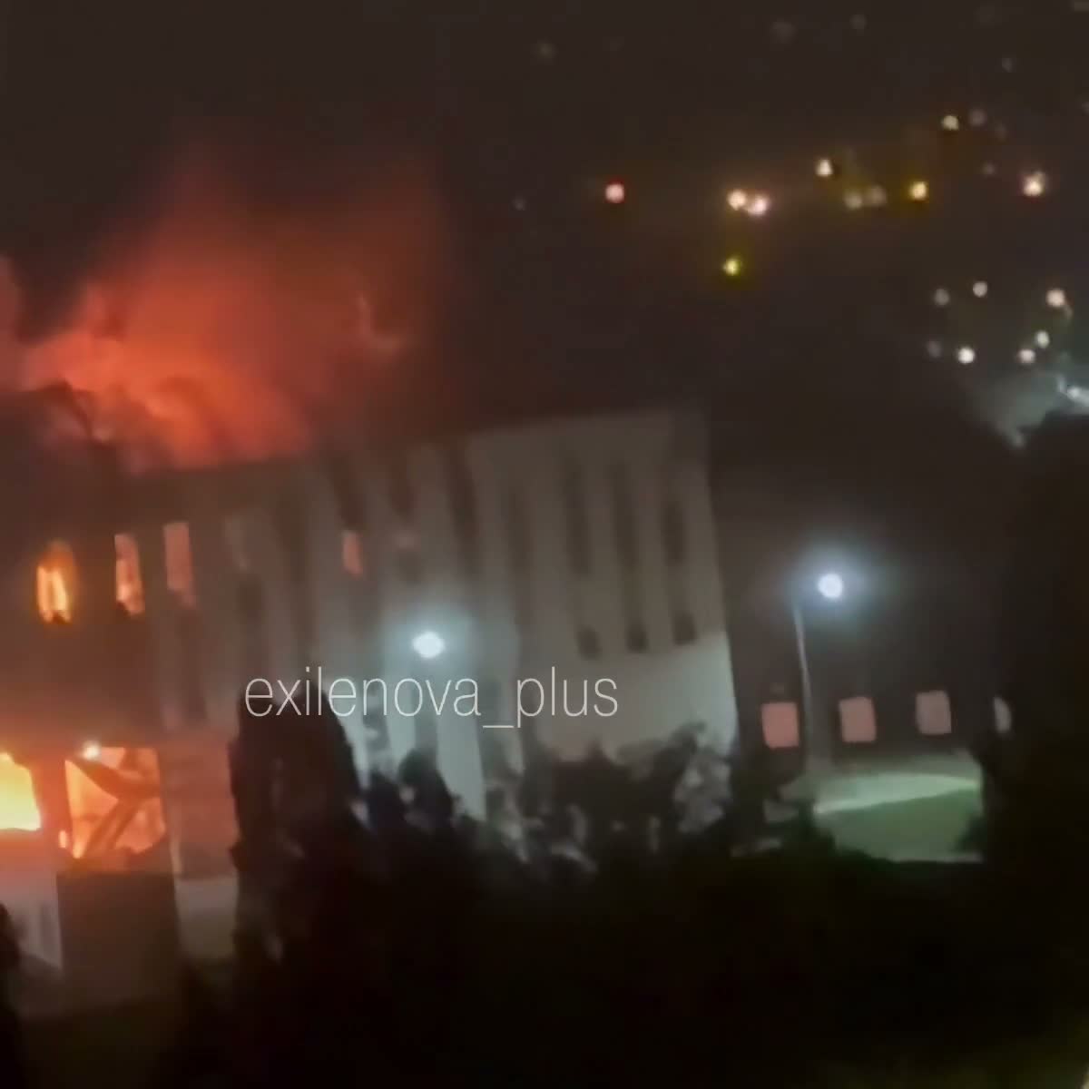 Explosions and fire reported in Belgorod. Technical university, where drones were assembled, was reportedly targeted